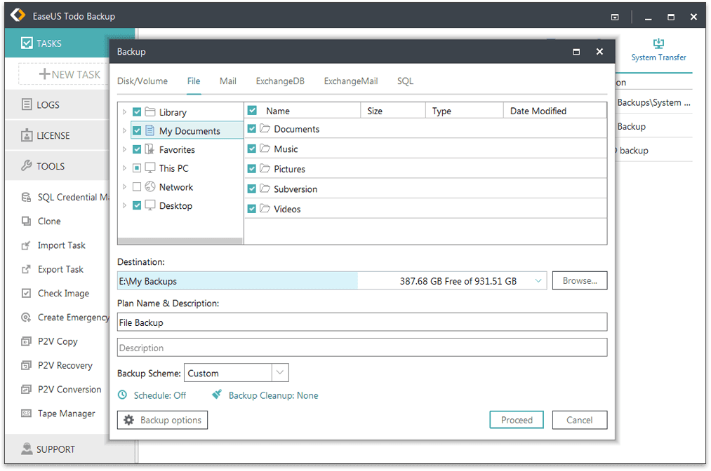 Download EaseUS Todo Backup 11 serial number