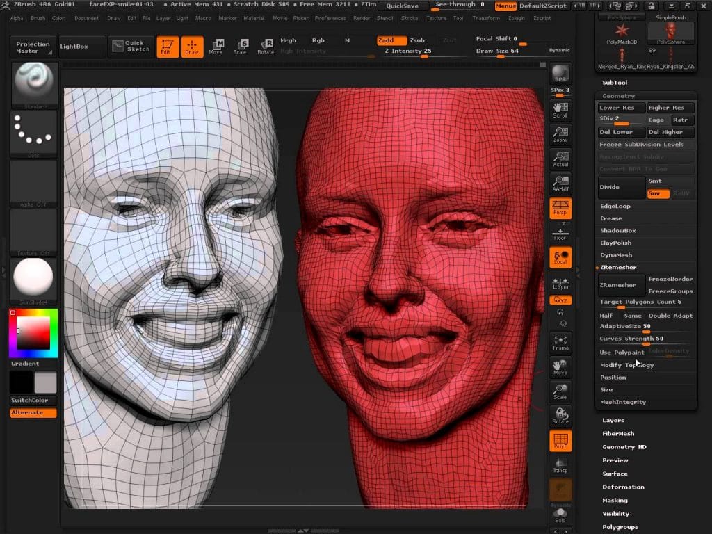 ZBrush 4 R6 Crack Free download