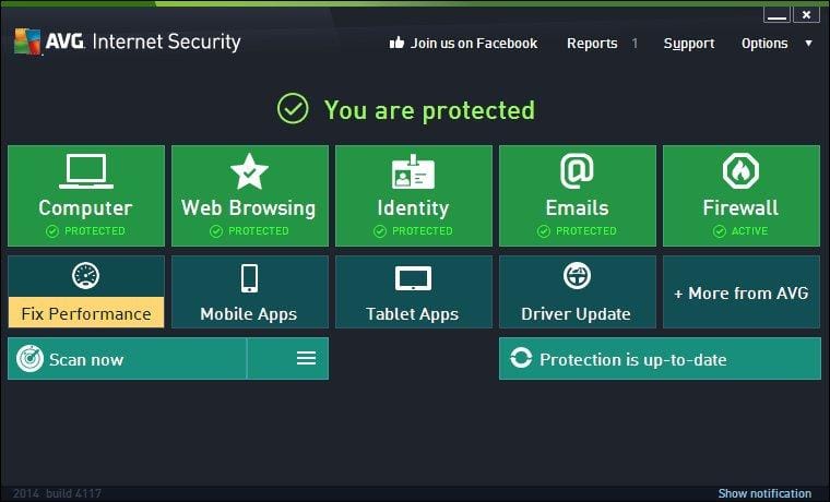 AVG Internet Security registration key Full Free