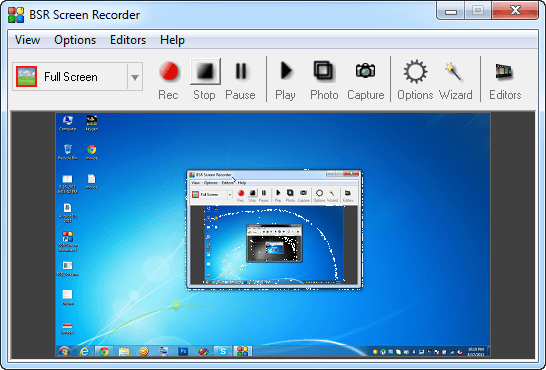BSR Screen Recorder registration key Full Free