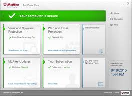 McAfee AntiVirus Plus 2016 Full Original License McAfee AntiVirus Plus 2016 Registration key Full Version