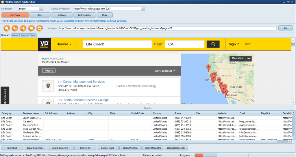 Yellow Pages Spider 9.3 Full Crack Yellow Pages Spider Serial key Full Version