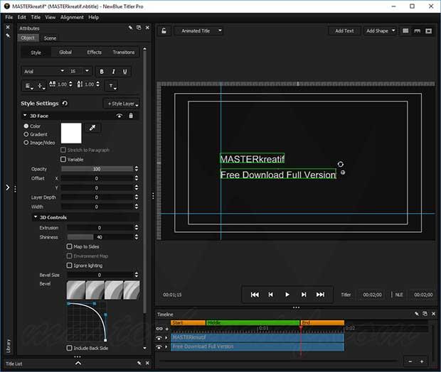 NewBlueFX Titler Pro Crack