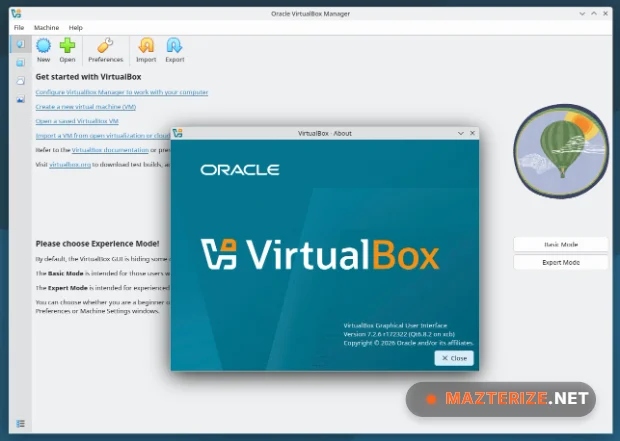 VirtualBox screenshot