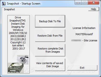 Drive SnapShot key