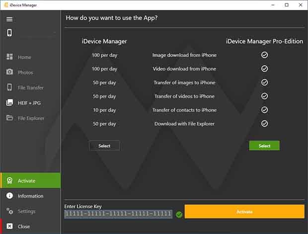 iDevice Manager Pro Edition 10.8.2.0 Full Crack iDevice Manager Pro Edition key