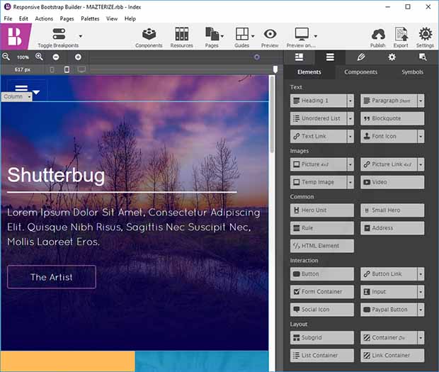 CoffeeCup Responsive Bootstrap Builder key