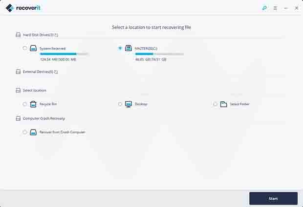 Wondershare Recoverit Key