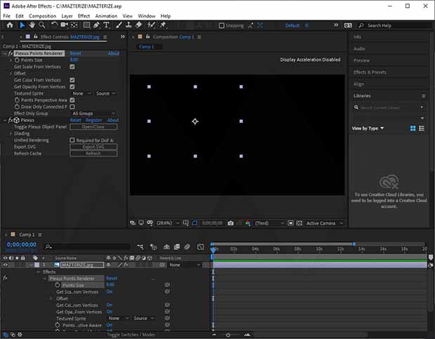 Rowbyte Plexus 3.2.1 Full Crack (for Adobe After Effects) Rowbyte Plexus Crack