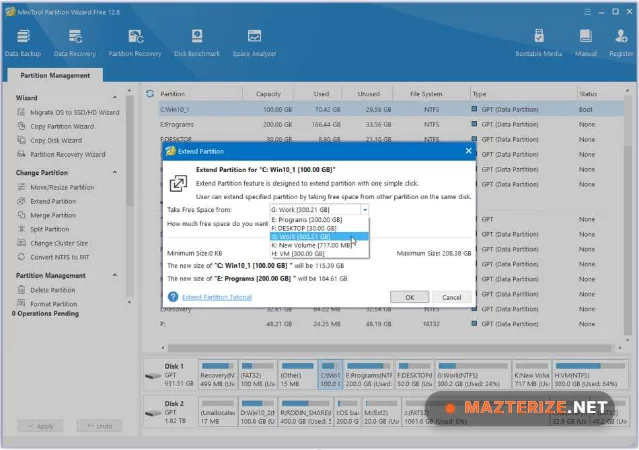 MiniTool Partition Wizard 12.8 Pro Ultimate MiniTool Partition Wizard 12.8 screenshots