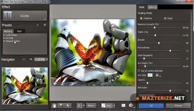 Alien Skin Eye Candy 7 ScreenShot