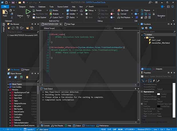 PowerShell Studio key