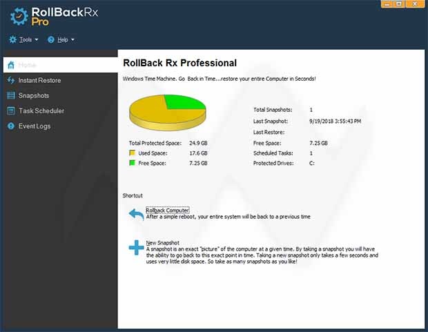 RollBack Rx Professional 12.0 Mac OS X Full Version RollBack Rx Professional Key