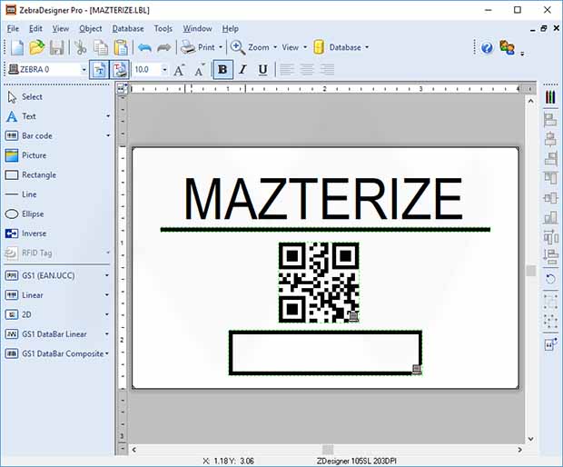ZebraDesigner Pro Mac OS X