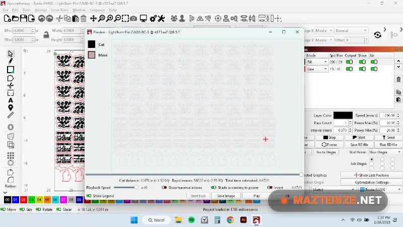 LightBurn 2.0.05 for Windows: The Laser Cutting Standard LightBurn 2.0.05 for Windows ScreenShot