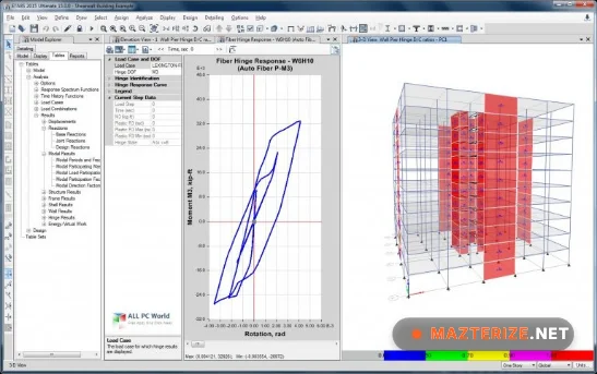 CSI ETABS Ultimate Screenshot