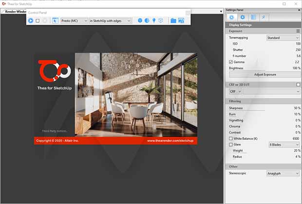 Thea For SketchUp v3.0.1167.1959 Crack Full Version Thea For SketchUp