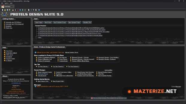 Proteus 9.1.42 SP4 for Windows