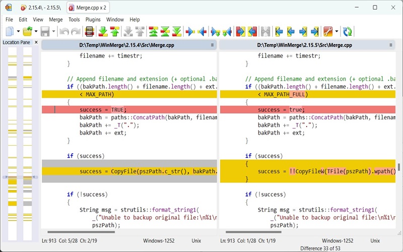 WinMerge v2.16.44 Full Version WinMerge v2.16.44 Full Version