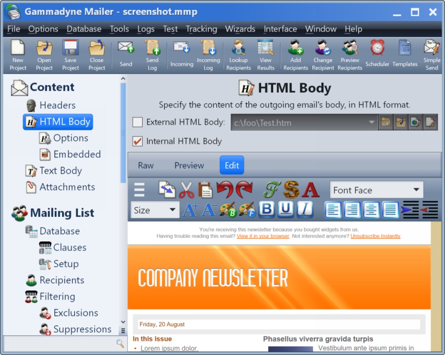 Gammadyne Mailer 71.0 Free Full Activated