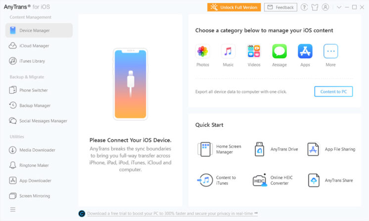 iMobie AnyTrans for iOS 8.9.11 Free Full Activated