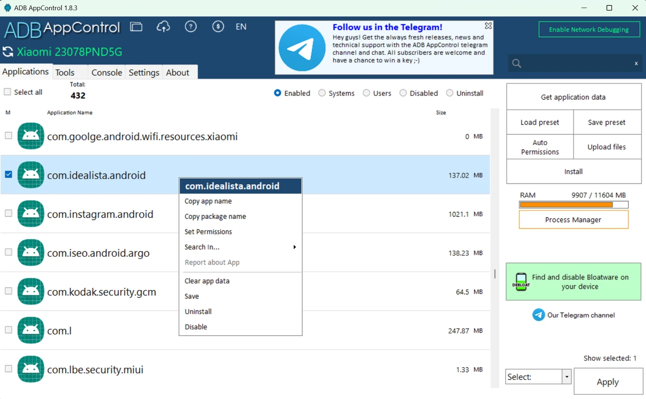 ADB AppControl crack