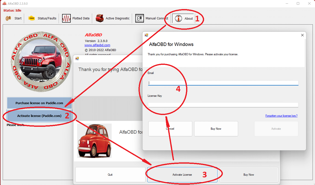 AlfaOBD 2.5.6 Free Download AlfaOBD