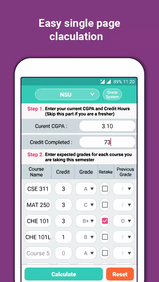 Cgpa Calculator Apk Download Cgpa Calculator