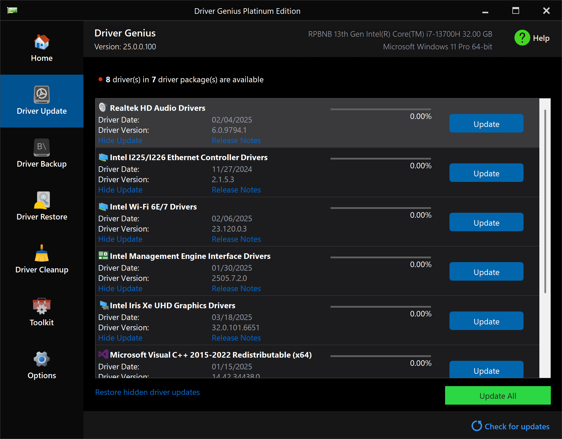 Driver Genius 25 Platinum Crack