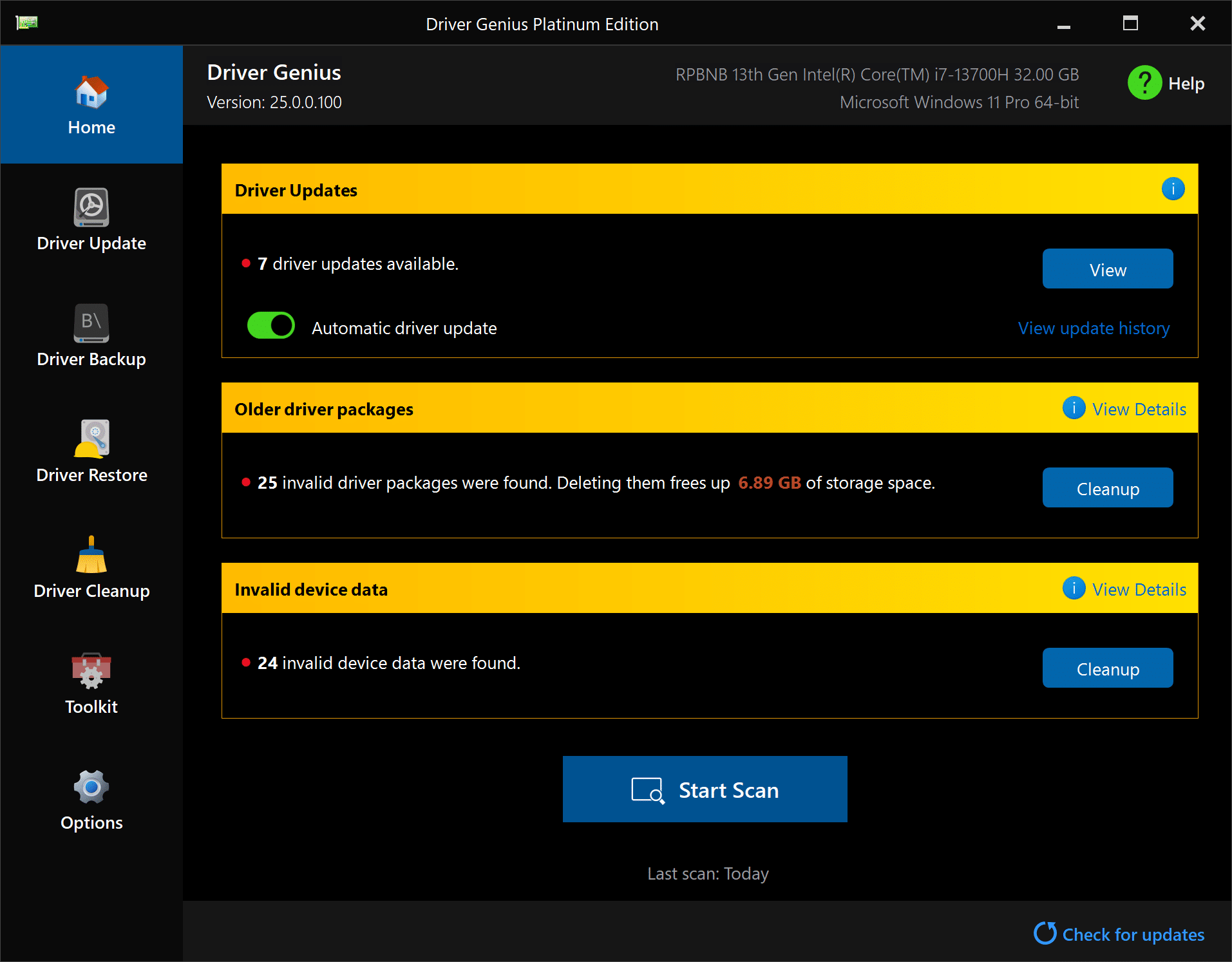 Driver Genius 25 Platinum Crack