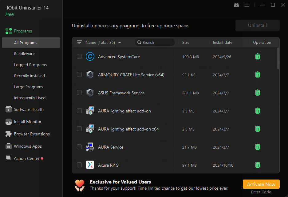 IObit Uninstaller 14 Pro Key