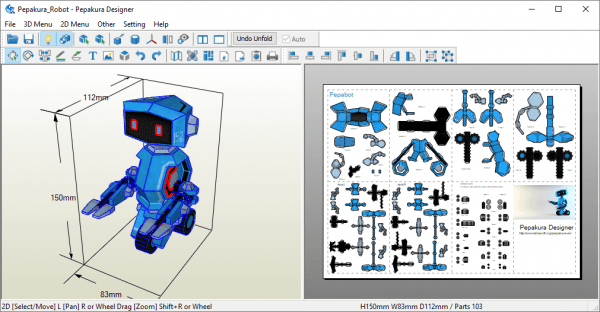 Pepakura Designer 6.1.0 Pepakura Designer 6.1.0