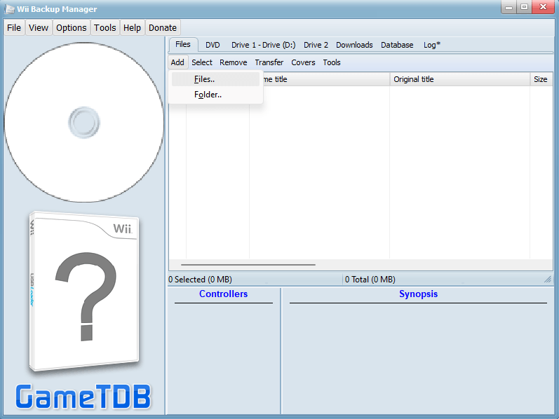 Wii Backup Manager Review - Download for Windows (2026) wii Backup Manager