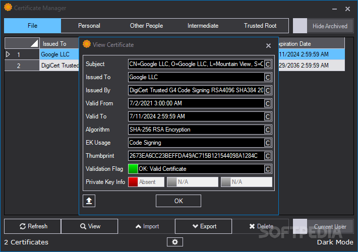 Certificate Manager 18 Download Certificate Manager 18 Download