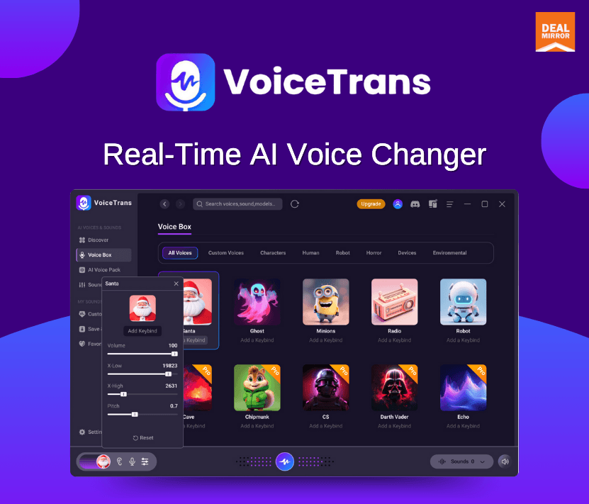 Fineshare VoiceTrans Crack Screenshot