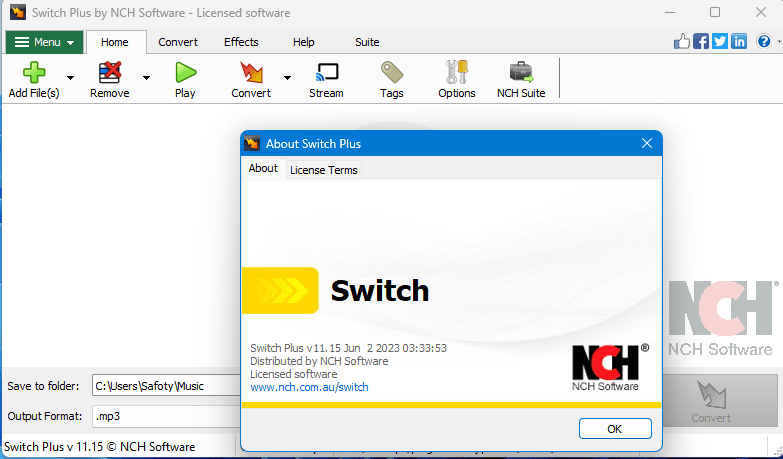 Nch Switch Plus 13 Crack Free Download
