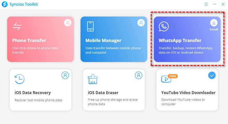 Syncios WhatsApp Transfer Crack