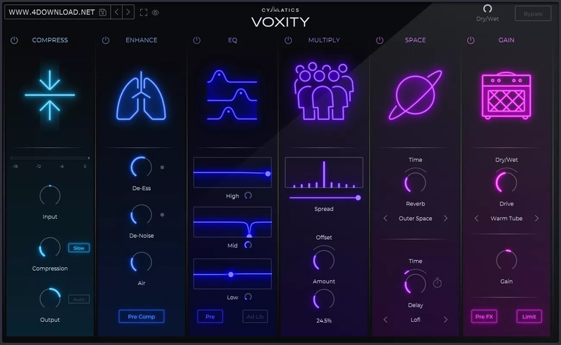 Cymatics VOXITY Vocal Mixing Plugin v0.8.0 for Windows Cymatics VOXITY Vocal Mixing Plugin Free Download