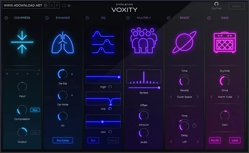 Cymatics VOXITY Vocal Mixing Plugin v0.8.0 for Windows Cymatics VOXITY Vocal Mixing Plugin Free Download