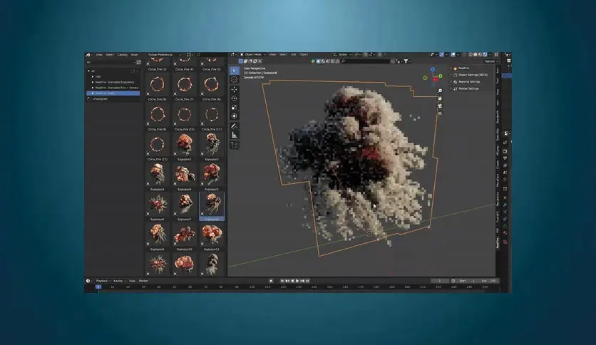 Blender Market Real Fire Crack