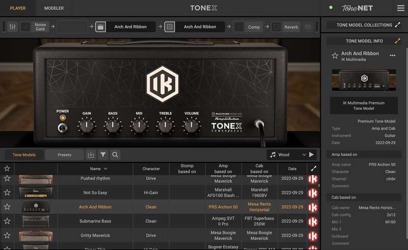 IK Multimedia Tonex Max 1.10.2 Free For Windows IK Multimedia Tonex Max
