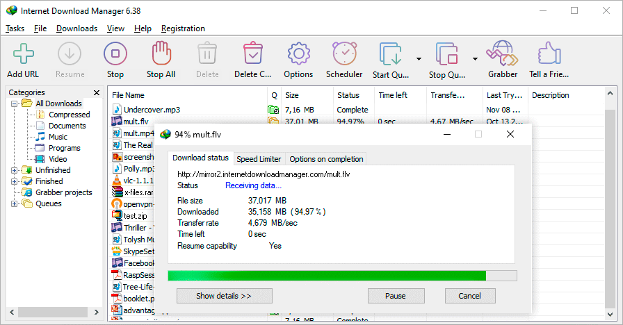 Internet Download Manager v6.42 Build 43 Download Internet Download Manager Free Download