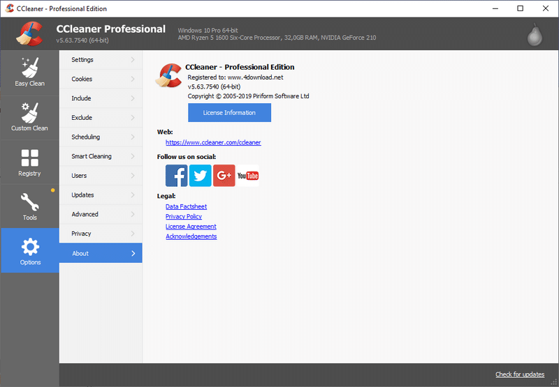 CCleaner v6.39.11548 All Versions Free Download CCleaner Free Download