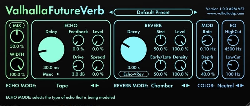 Valhalla DSP Valhalla FutureVerb Free Download
