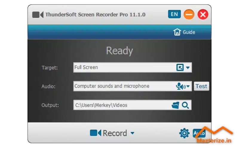 ThunderSoft Screen Recorder 2026 Full Version Download ThunderSoft Screen Recorder 2026