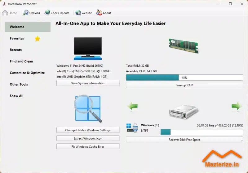 TweakNow WinSecret Plus 7.9.8 2026 Full Version Download TweakNow WinSecret Plus 2026