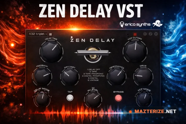 Erica Synths Zen Delay Virtual 2026