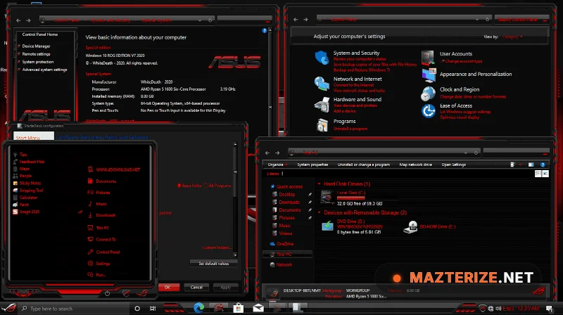 Windows 10 ROG EDITION v7 Pre-Activated
