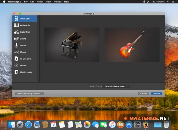 Apple MainStage screenshot