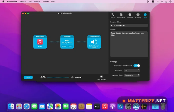 Audio Hijack Pro 4.5.7 For Mac Audio Hijack Pro 4.5.7 screenshot